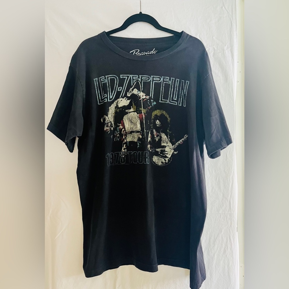 Bravado Black Led Zeppelin Graphic Tee